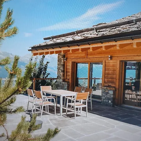 Rustic Chalet With Spectacular Views Nendaz